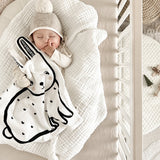 Organic Snuggle Blanket - Bear - HoneyBug 