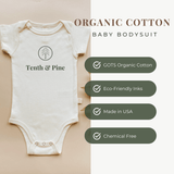 Home is Where Mama is - Organic Short Sleeve Baby Bodysuit - HoneyBug 