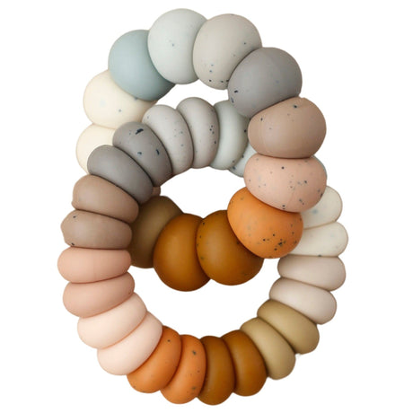 Double Freezer Teether - Multi Luna | Autumn - HoneyBug 