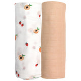 Peach Swaddle Set