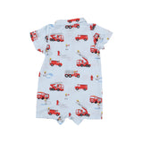 Polo Shortie - Firetruck Dalmations - HoneyBug 