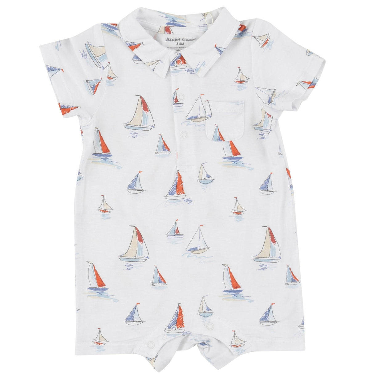 Polo Shortie - Sketchy Sailboats - HoneyBug 