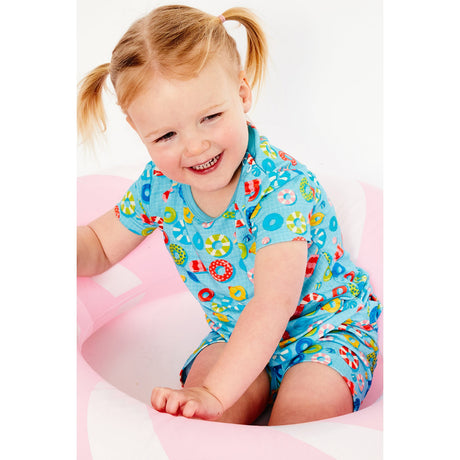 Shorts Pajama Set - Pool Floats