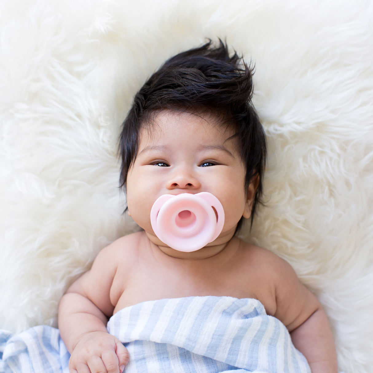 Pop & Go Pacifiers - Marble Grey/Shore