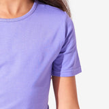 Poppin Purple Bamboo Kids Pajama Short Set - HoneyBug 