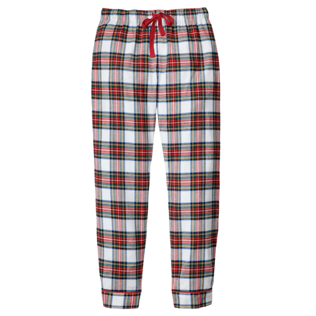 Women's Brushed Twill Pants in Balmoral Tartan - HoneyBug 