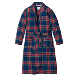 Kid's Brushed Twill Robe in Windsor Tartan - HoneyBug 