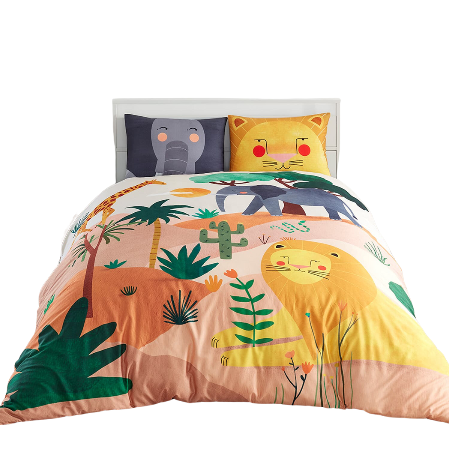 In The Savanna Duvet & Pillowcase - HoneyBug 