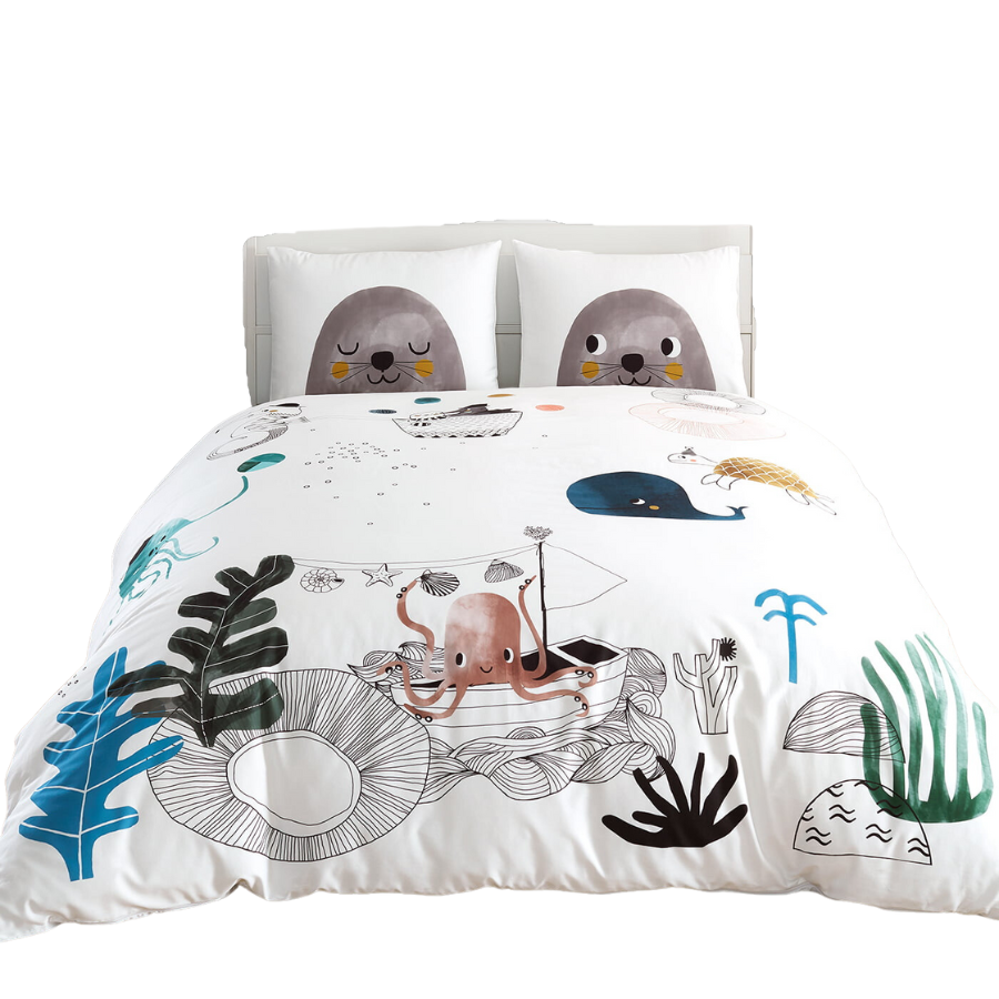 Underwater Love Duvet & Pillowcase Set - HoneyBug 