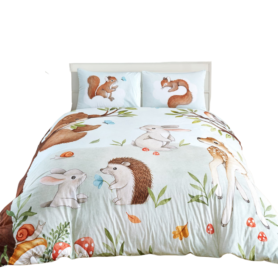 Enchanted Forest Duvet & Pillowcase - HoneyBug 