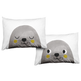 2-pack Seal Standard Size Pillowcases - HoneyBug 