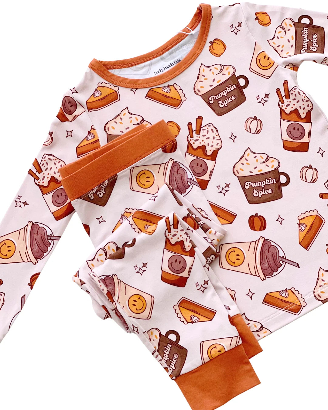 Bamboo Two Piece Set | Pumpkin Spice - HoneyBug 