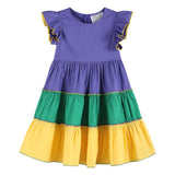 Purple, Green and Gold Mardi Gras Dress
