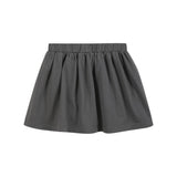 Purple Halloween Ruffle Top and Gray Skort Set