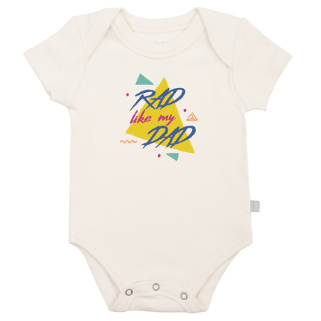 graphic bodysuit | rad like my dad - HoneyBug 