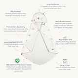 Organic Baby Towel - Rainbow