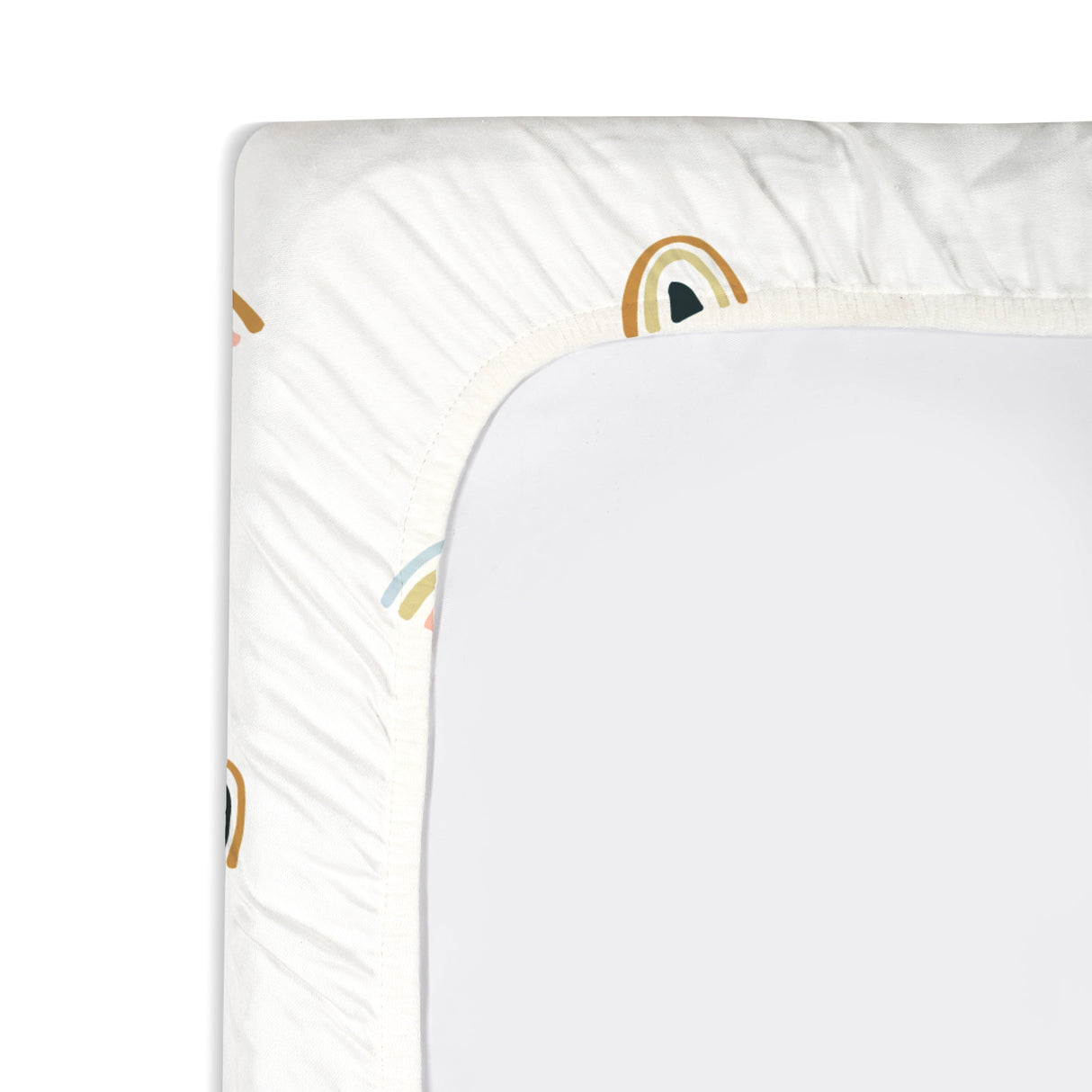 Organic Changing Pad Cover - Rainbow