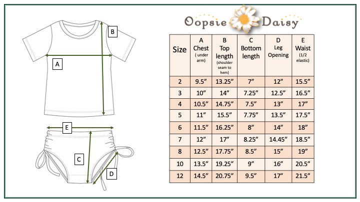 Olivia Diamond Rash Guard Swimsuit - HoneyBug 