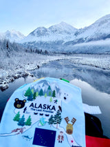 Alaska State Tag Toy Crinkle Square That Teaches Facts