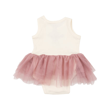 Rib Tank Bodysuit Tutu - Sugar Swizzle - HoneyBug 