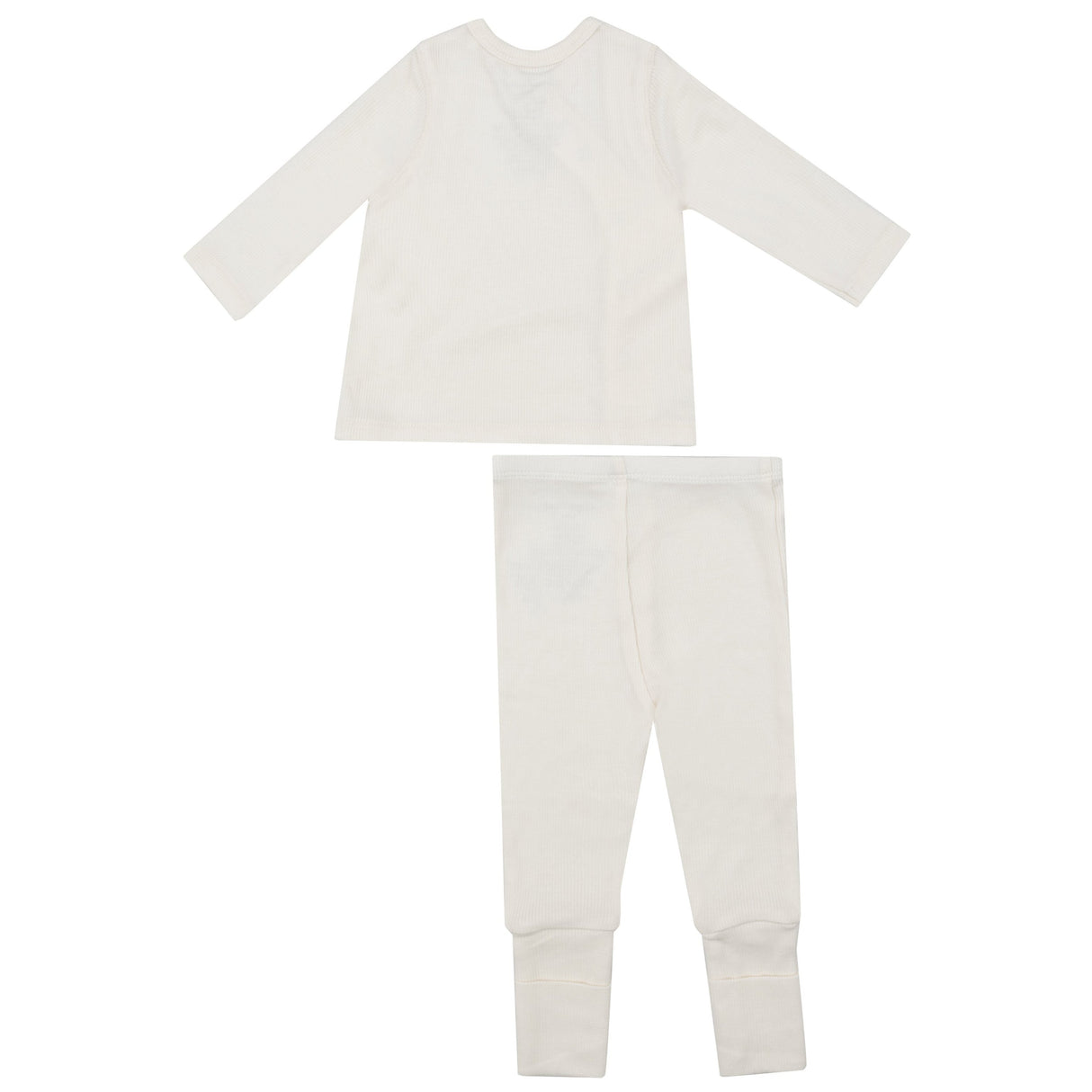 Rib Tmh Set With Roll Over Cuff Pant - Sugar Swizzle