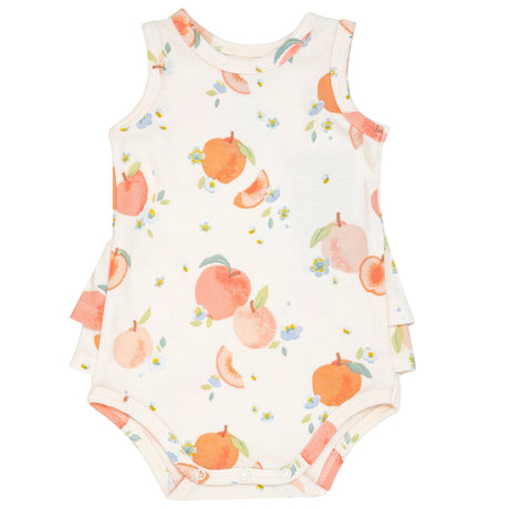 Ruffle Tank Bubble - Spring Peaches - HoneyBug 