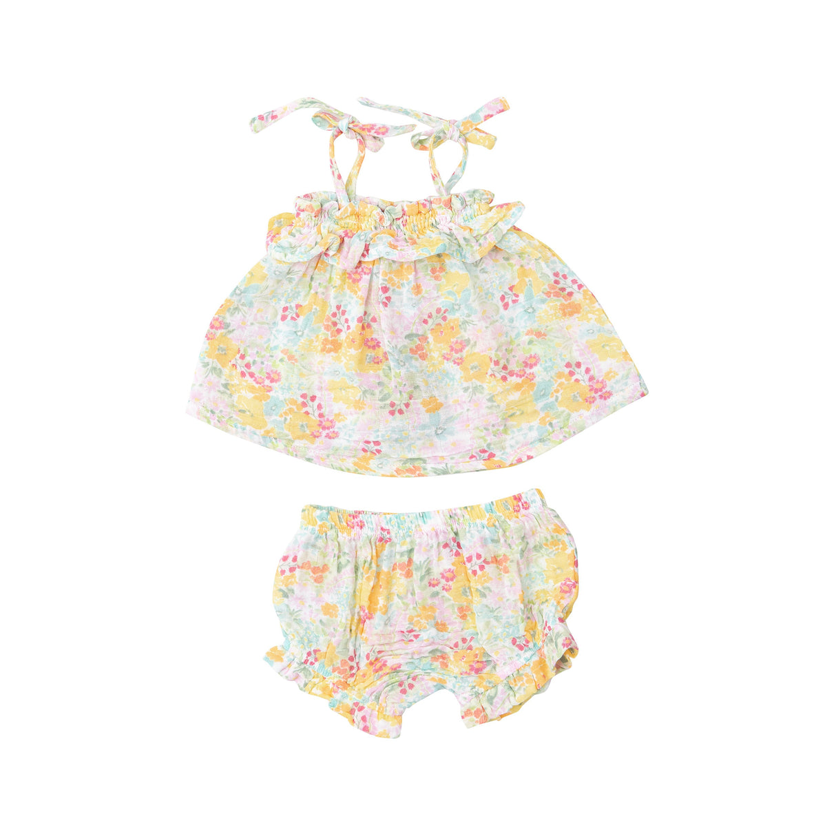 Ruffle Top & Bloomer - Spring Meadow - HoneyBug 