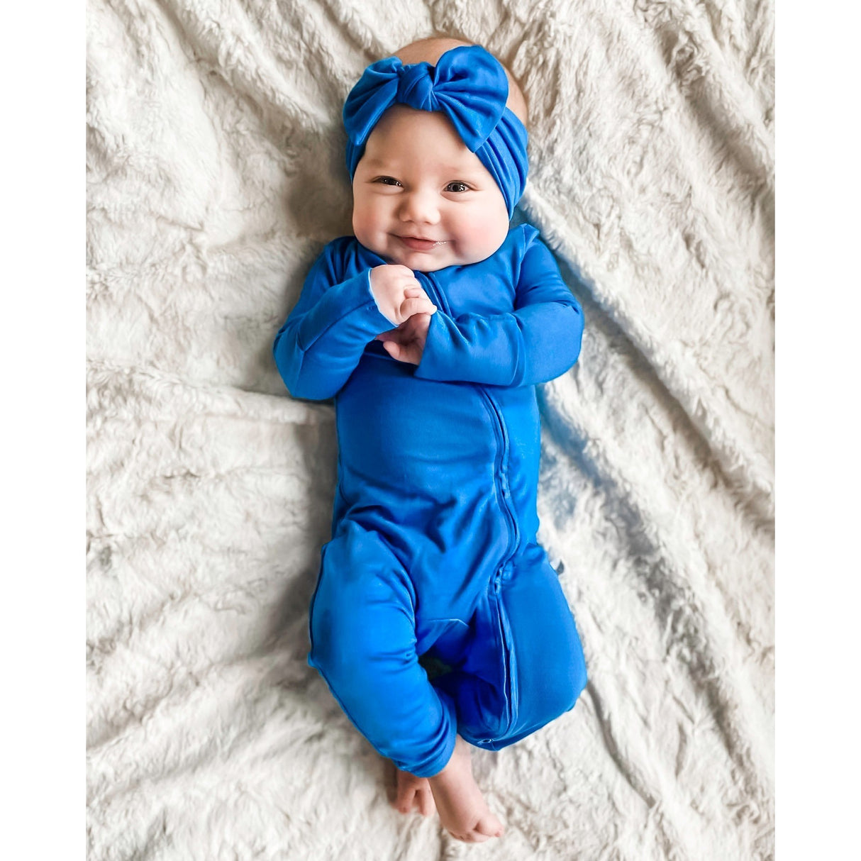 Sapphire Coverall (0-24m) - HoneyBug 