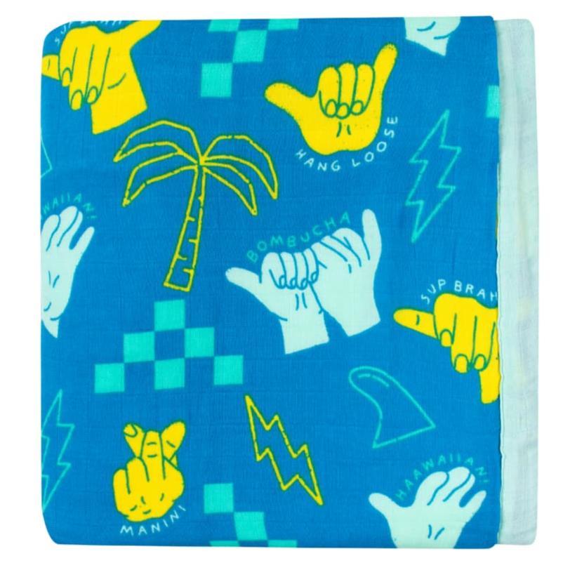 Shaka Code Baby Quilt