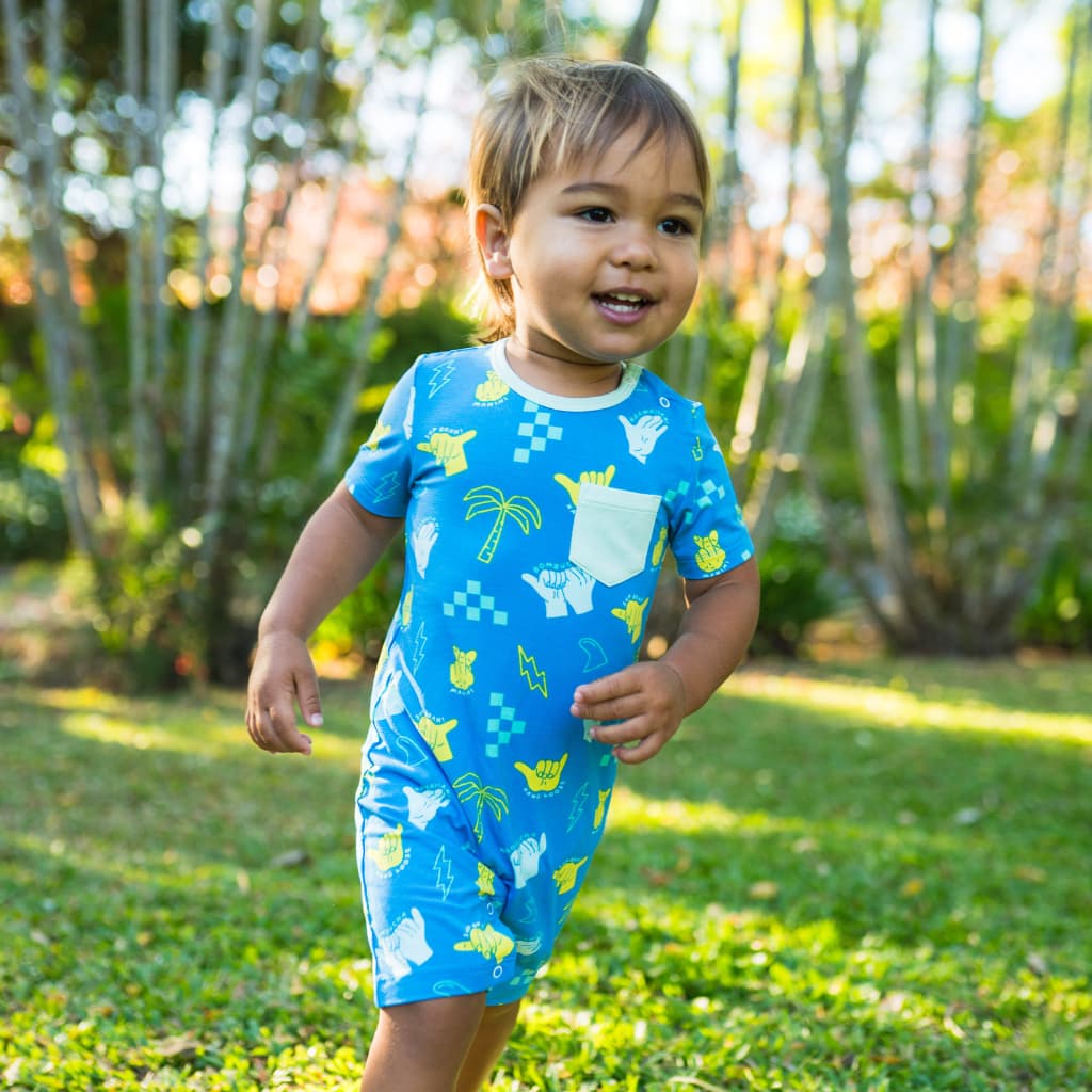 Shaka Code Shortie Bamboo Romper