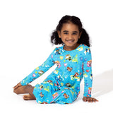 PAW Patrol: The Mighty Movie - Mighty Pups Bamboo Girls' Long Sleeve Dress - HoneyBug 