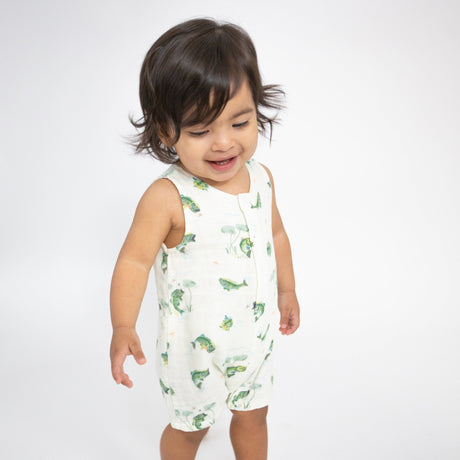 Shortie Romper - Bass - HoneyBug 