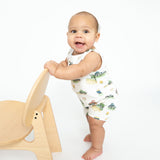 Shortie Romper - Farm Machines - HoneyBug 