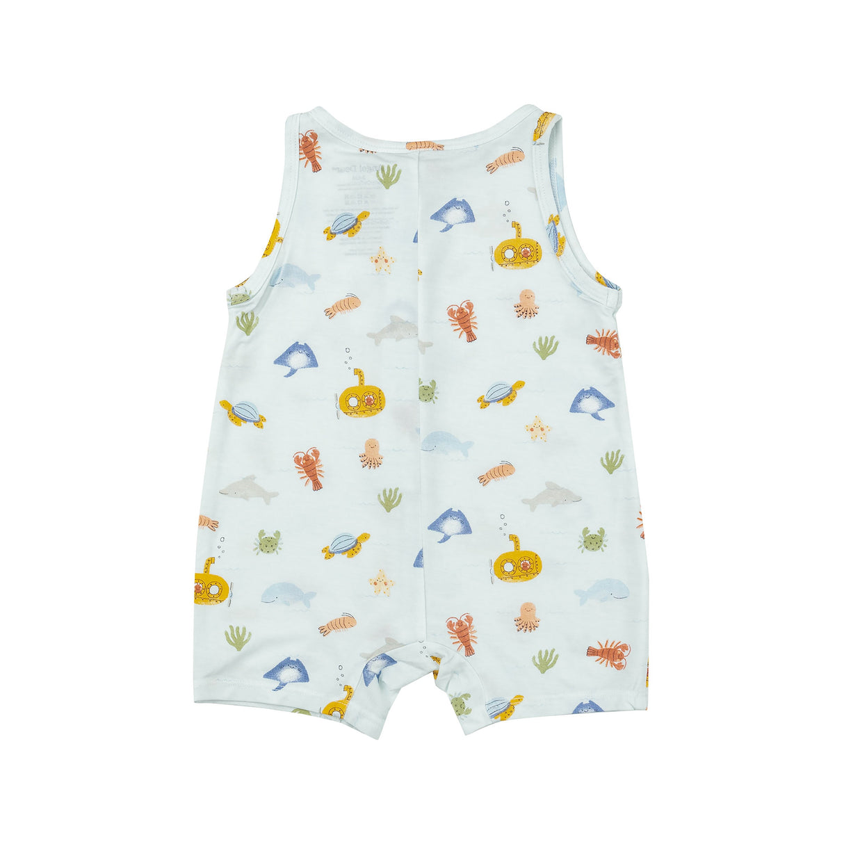 Shortie Romper - Inky Ocean - HoneyBug 