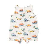 Shortie Romper - Off Road Adventure - HoneyBug 