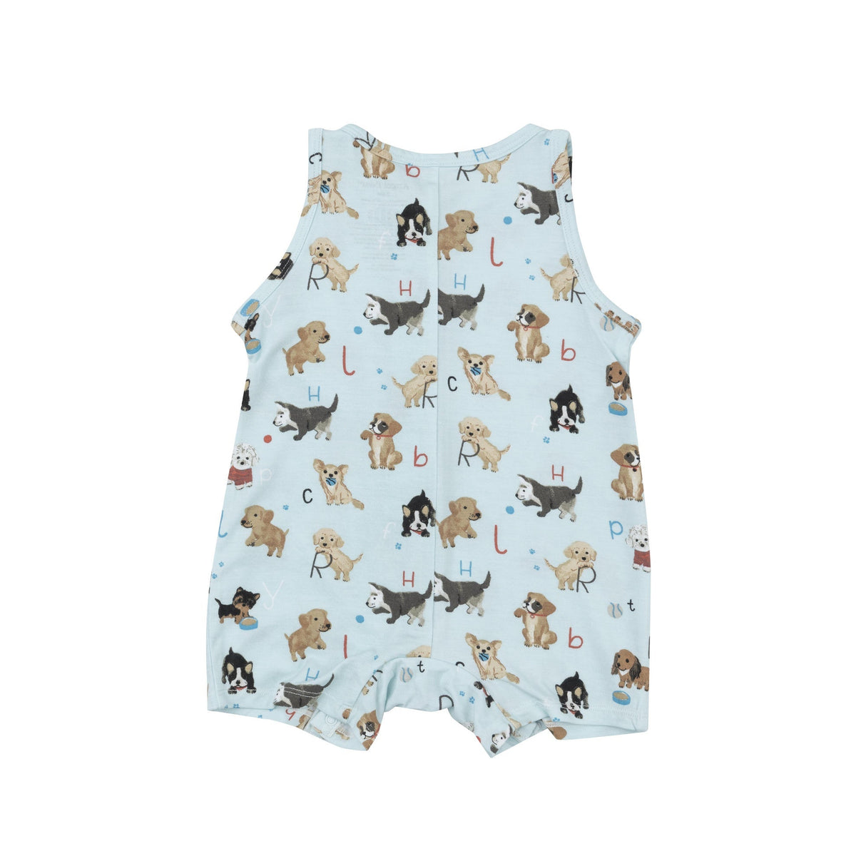 Shortie Romper - Puppy Alphabet - HoneyBug 