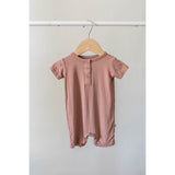 Shorty Romper- Canyon Clay - HoneyBug 