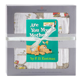Are You My Mother? Bamboo Muslin Newcastle Blanket with Book Set
