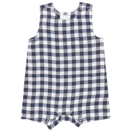 Sleeveless Jon Jon - Gingham Navy - HoneyBug 