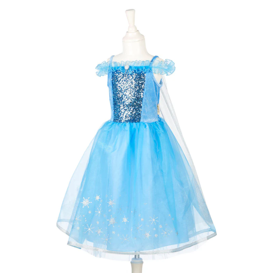 Ice Queen Costume Dress – Carnival & Festive Use (3 sizes)