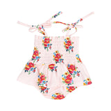 Smocked Bubble W/ Skirt - Pretty Bouquets - HoneyBug 