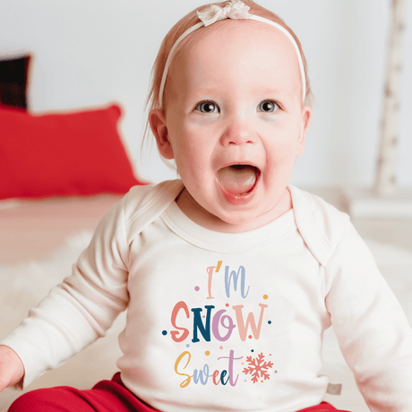 graphic bodysuit | snow sweet (long sleeve) - HoneyBug 