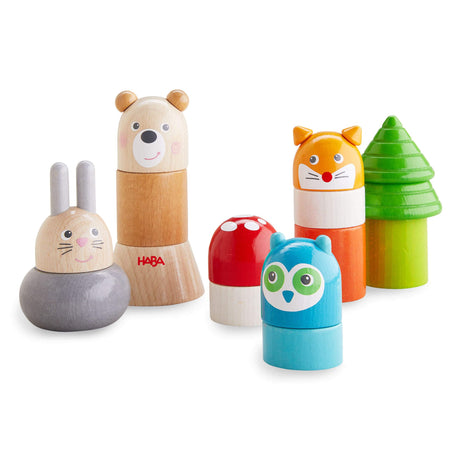 Forest Animals Wooden Stacking Toy - HoneyBug 