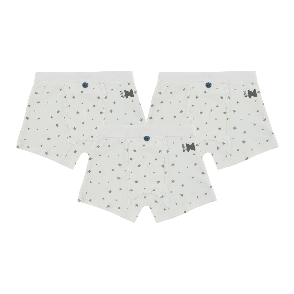 Button Collection, Boy  (3 Boxers) - HoneyBug 