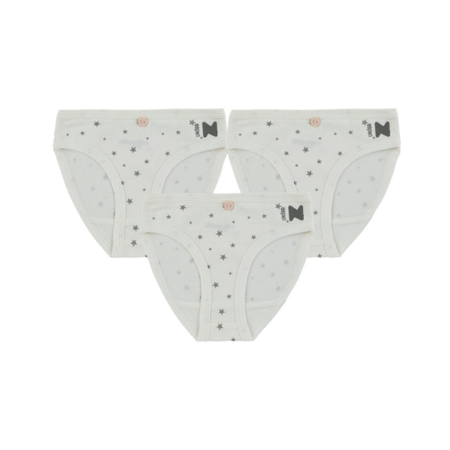 Button Collection, Girl  (3 Panties) - HoneyBug 