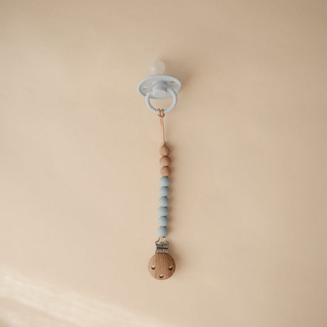 Silicone Pacifier Clip | Eva - Cloud - HoneyBug 
