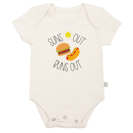 graphic bodysuit | suns out buns out - HoneyBug 