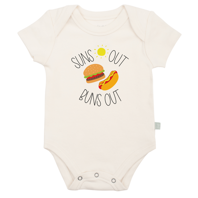 graphic bodysuit | suns out buns out - HoneyBug 