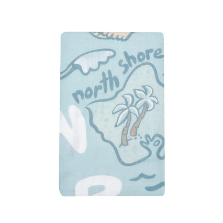 Surfing ABCs Muslin Swaddle Blanket