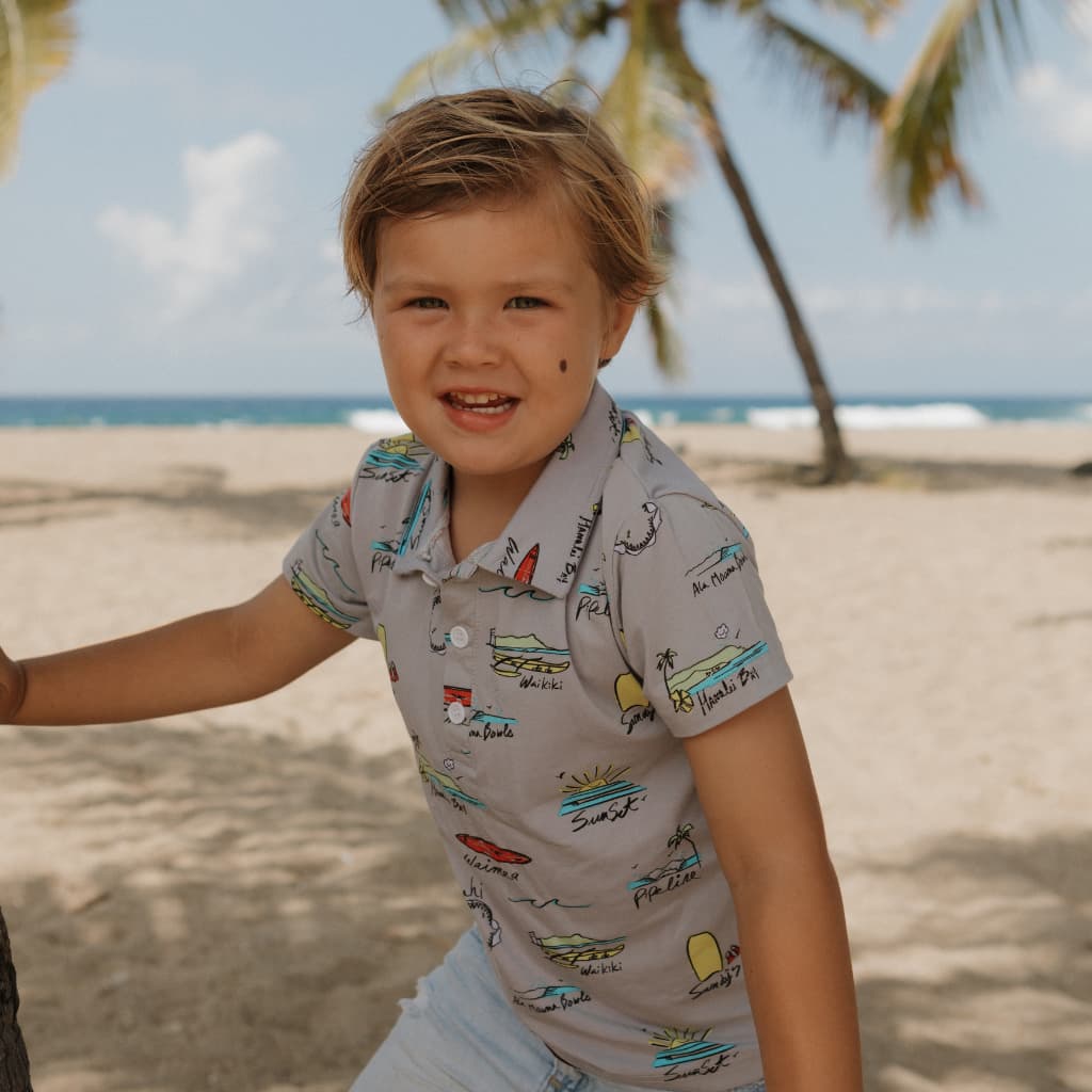 Surf Report Bamboo Polo Shirt